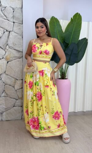 Conjunto Floral Dina